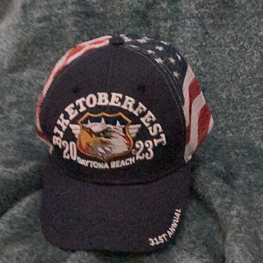 🏍NWOT Biketoberfeast Baseball Cap Never Worn Brand New Closet Must Have 🏍